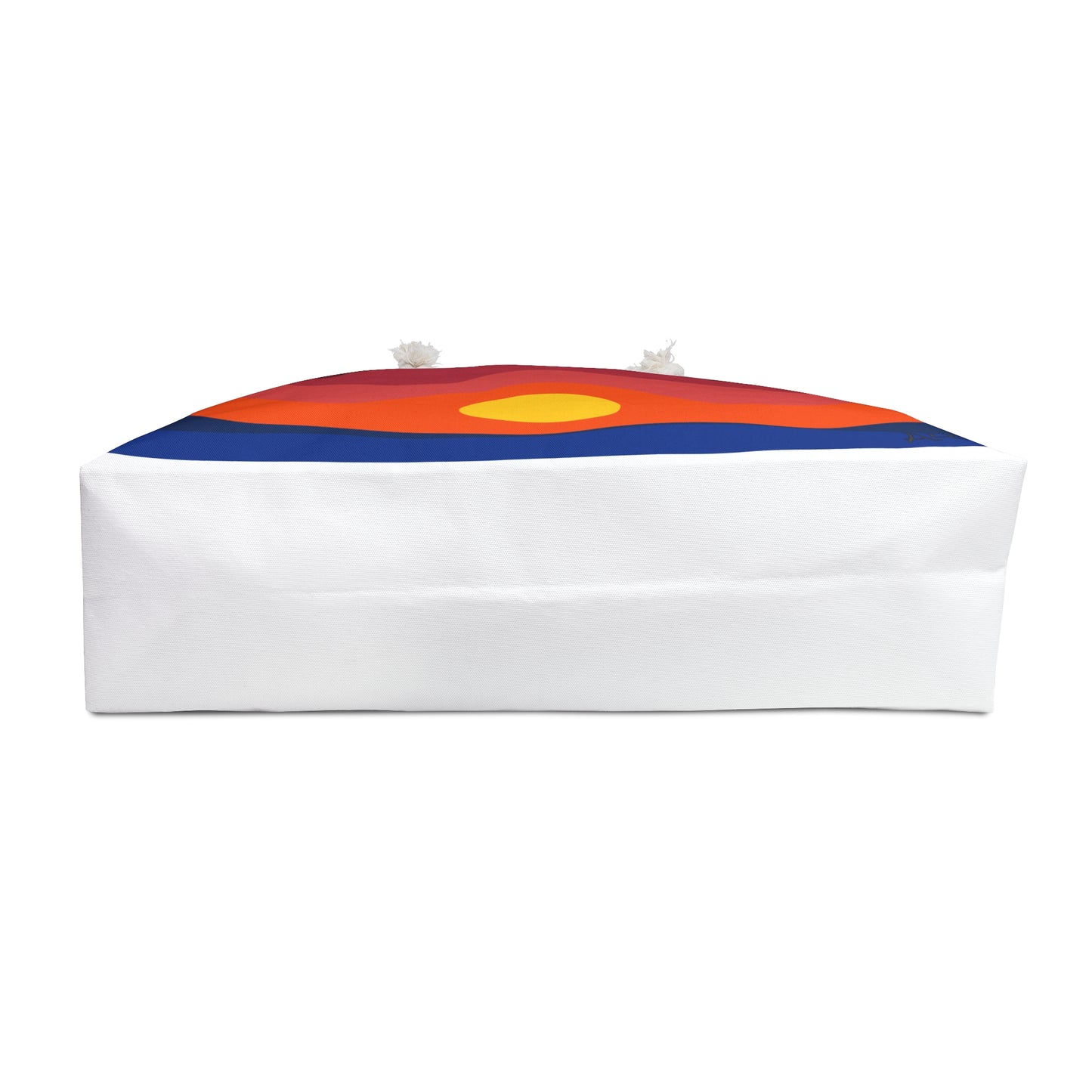 Woodneck Beach Sunset Rope Handle Bag