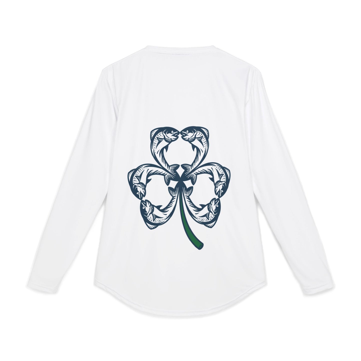 UV 50+ Protection Shamrock Fish Long Sleeve Shirt