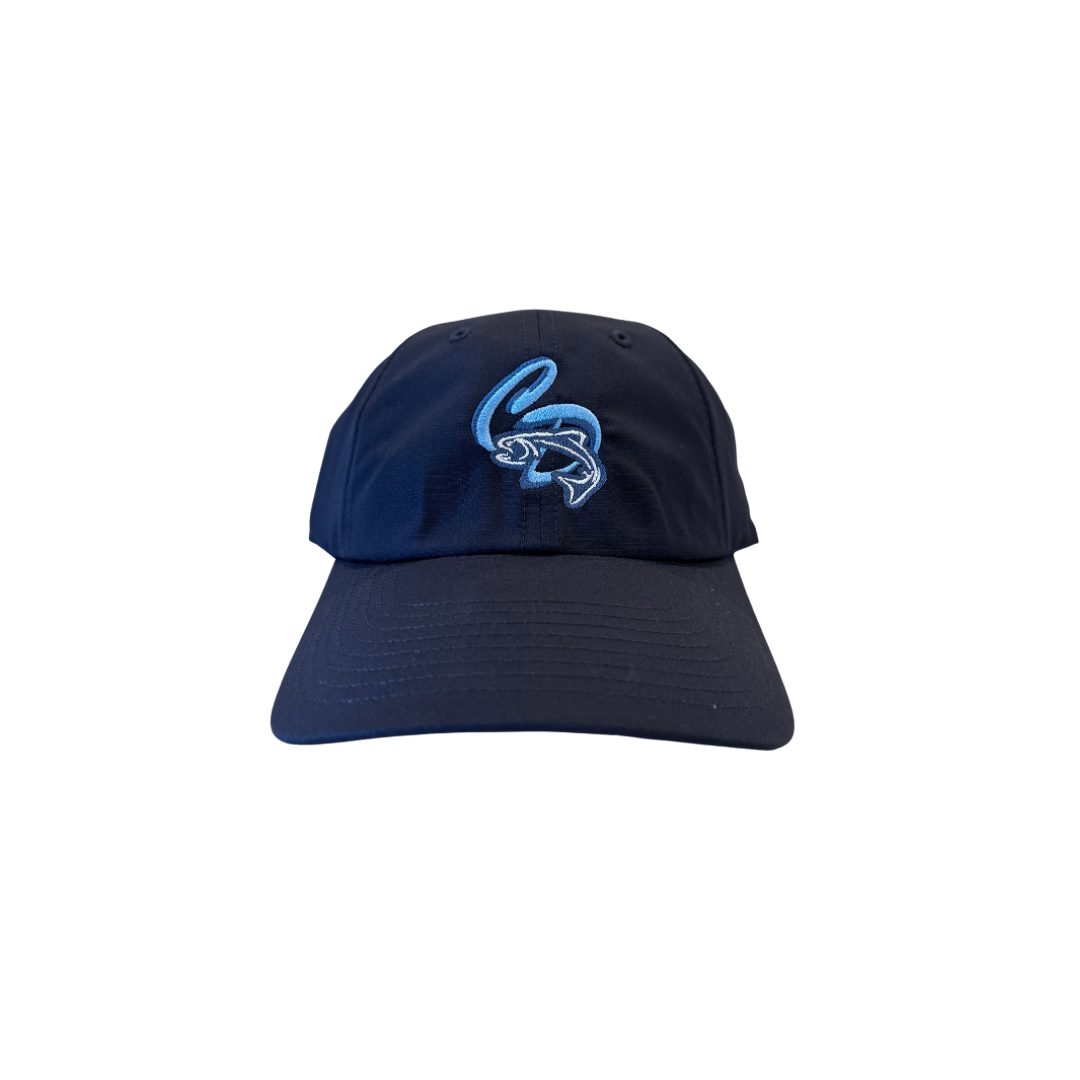 UPF 35 Adjustable Velcro Strap, Breathable Hat CD Logo