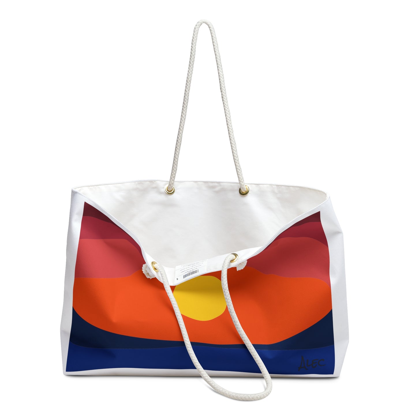 Woodneck Beach Sunset Weekender Bag