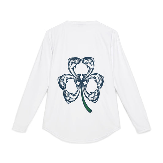 UV 50+ Protection Shamrock Fish Long Sleeve Shirt