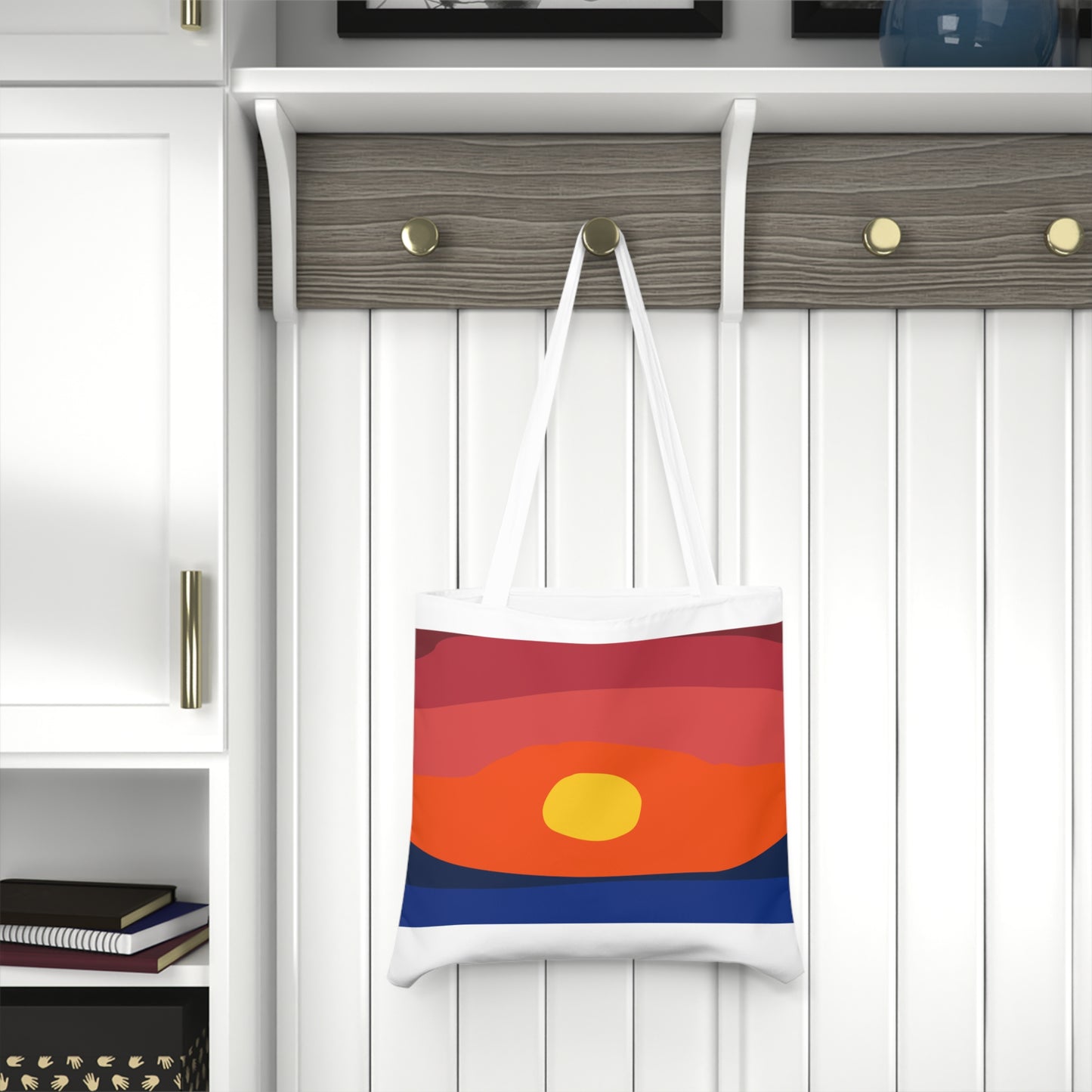 Woodneck Sunset Shoulder Tote Bag