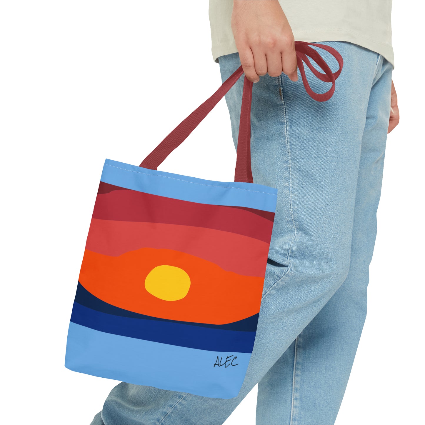 Woodneck Sunset Mini Tote Bag